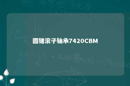 圆锥滚子轴承7420CBM 